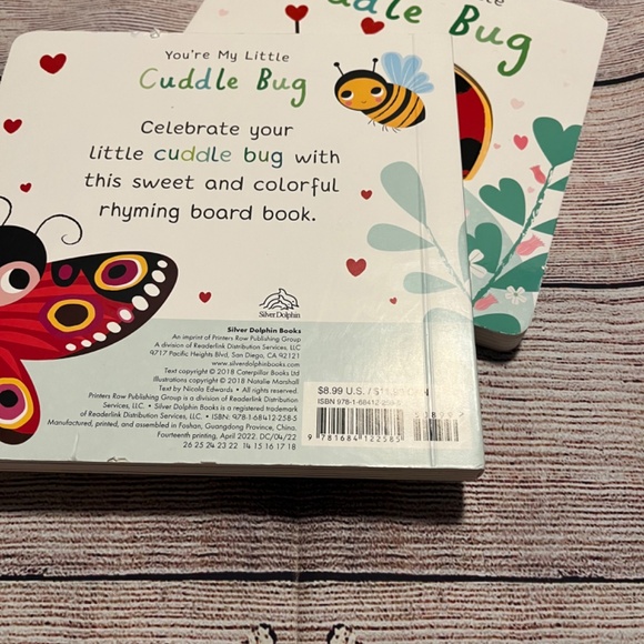 kids books set of 2 "you're my little cuddle bug" - Picture 4 of 4